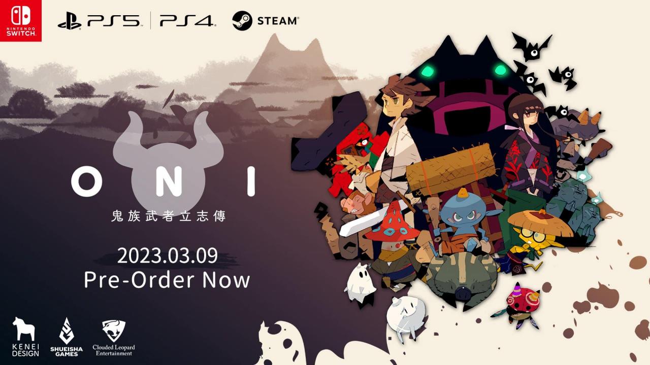 Nintendo Switch、PlayStation 5、PlayStation 4、Steam《ONI：鬼族武者立志传》开放预购