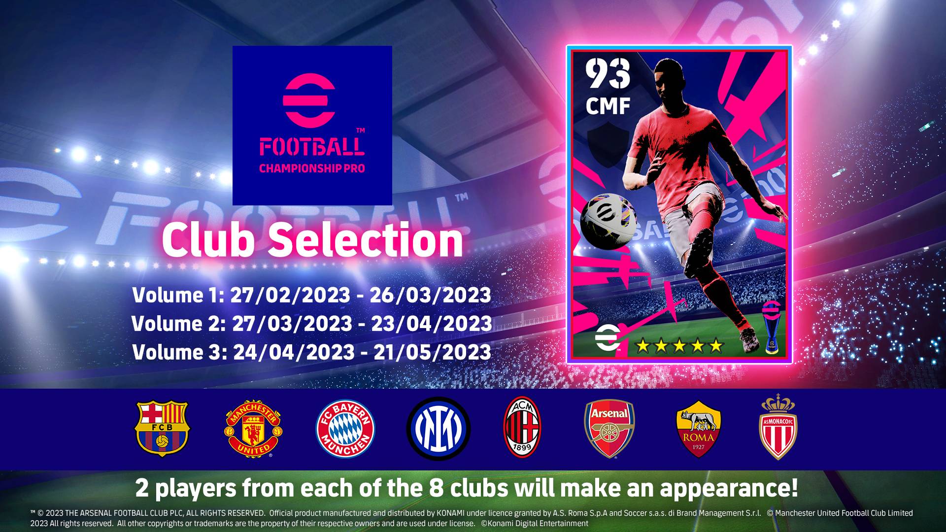 《eFootball 2023》推出一系列为全世界足球量身打造的赛事！10抽花费有折扣！