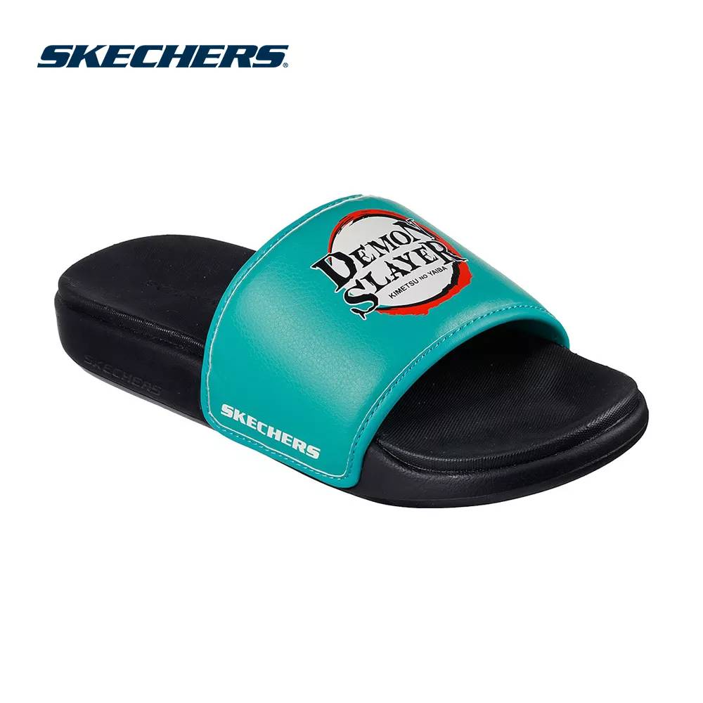 Skechers又双叒跟《鬼灭之刃》联动啦！这一次的联名产品是拖鞋！