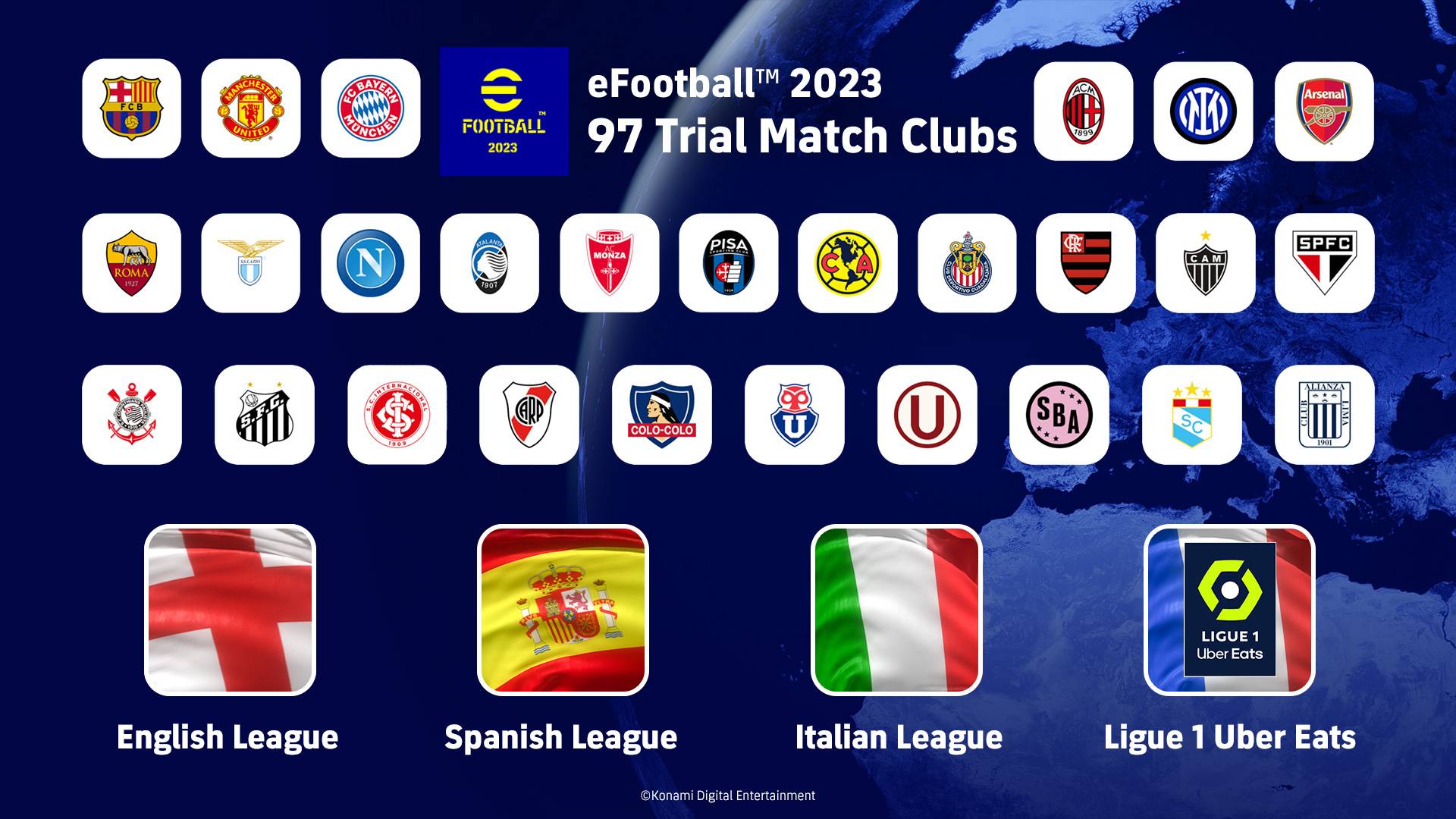 《eFootball 2023》推出一系列为全世界足球量身打造的赛事！10抽花费有折扣！