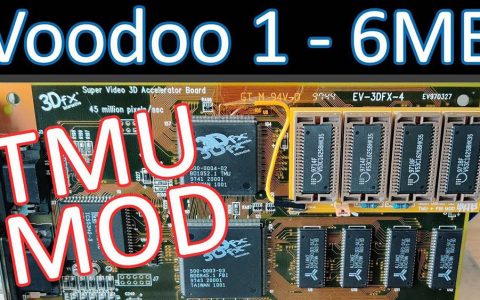 国外 YT 频道魔改 27 年前的 Voodoo 1 显卡，游戏效能瞬间提升 15%