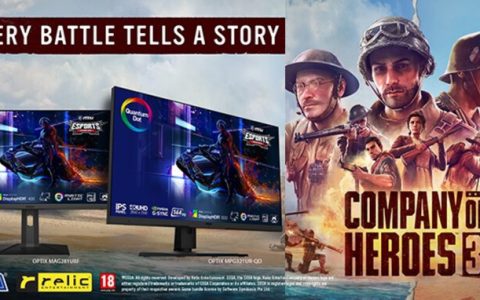 MSI与SEGA《英雄连队3》建立伙伴关系提供最佳4K显示器