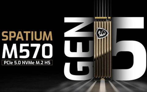 体验全新 GEN 5 的极速储存！ MSI 推出新一代 SSD – SPATIUM M570 HS 固态硬盘