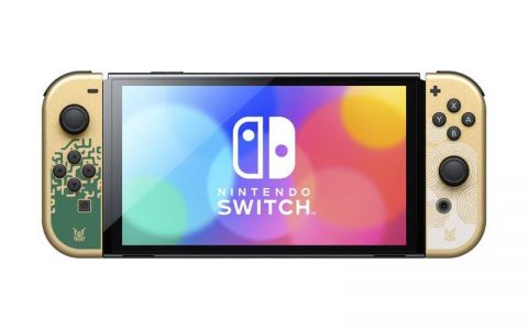 《萨尔达传说 王国之泪》Switch OLED和手柄限定版公开！主机4月28日正式发售！