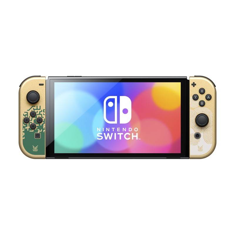 《萨尔达传说 王国之泪》Switch OLED和手柄限定版公开！主机4月28日正式发售！
