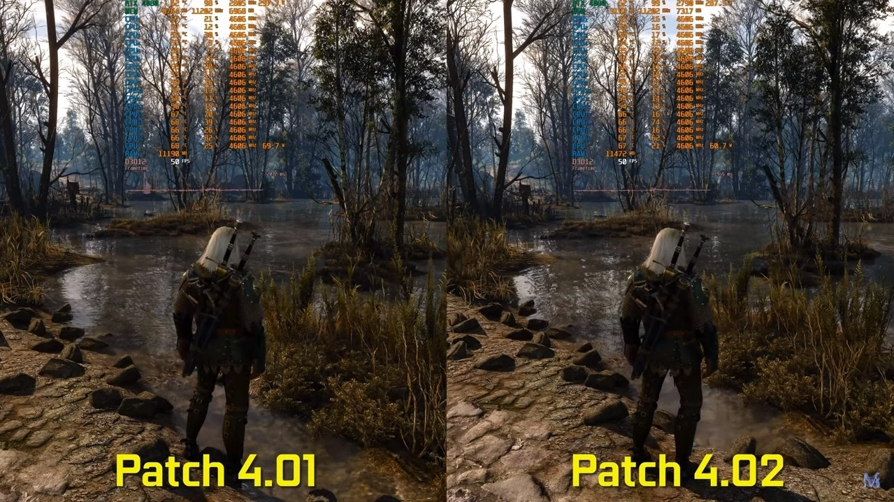 《巫师3：狂猎》4.02 版本提升画面表现度，中文内建字体不再使用新细明体