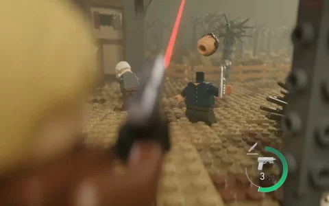 巴西动画师打造《恶灵古堡 4》乐高动画，动机起于希望孩子也能玩到不见血版本