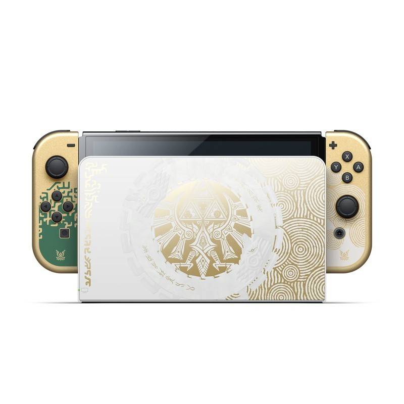 《萨尔达传说 王国之泪》Switch OLED和手柄限定版公开！主机4月28日正式发售！