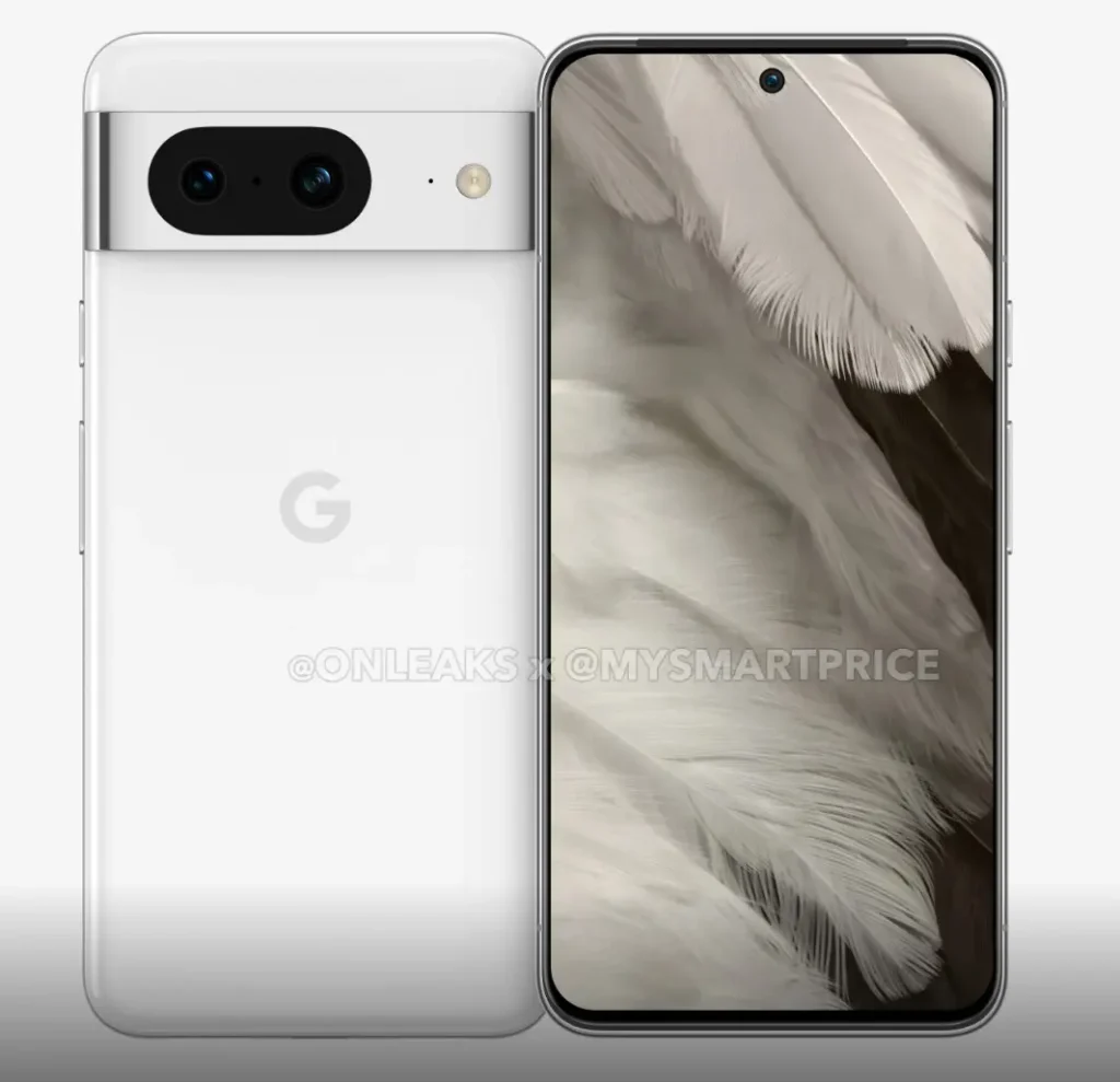 重新定义小屏旗舰！Google Pixel 8渲染图曝光：将配备5.8寸直屏+后置双摄+Tensor G3处理器！