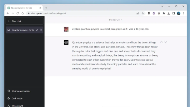 透过指定受众，来更改 ChatGPT 的反应方式。 图片来源：CHATGPT VIA DAVID NIELD