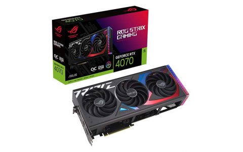 谁与争锋！ ASUS GeForce RTX 4070 显示卡剽悍上市