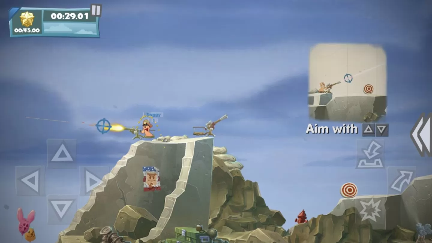 《百战天虫 W.M.D》手机移植版《Worms W.M.D：Mobilize》双平台开放下载