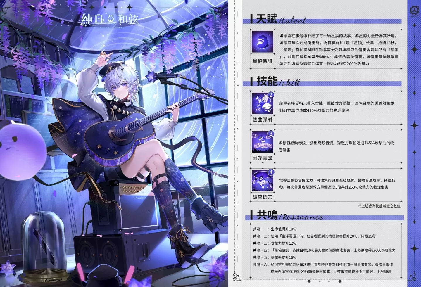 《纯白和弦》X《极深空计划》第二波联动正式登场！ 极深空四汤圆全员到齐