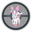 Sylveon adorned with cherry blossoms^