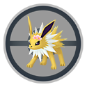 Jolteon adorned with cherry blossoms^