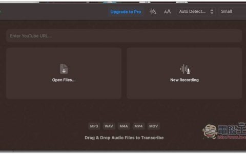 MacWhisper 透过 AI 来帮你语音转文字的免费工具，基于 OpenAI Whisper