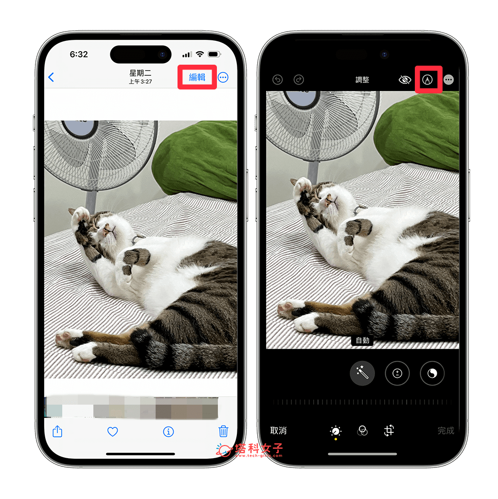 iPhone 照片加文本教学，使用内置 iPhone 照片编辑文本功能 （免下载App）
