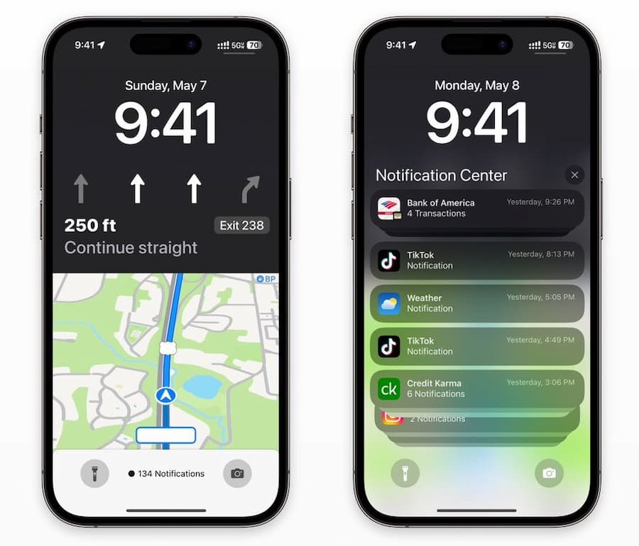 传苹果大举改造iOS 17 地图锁定画面，显示迎来全新面貌1