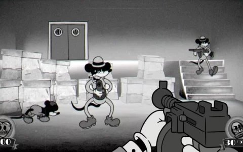 《Mouse》早期迪士尼动画黑白画风FPS正式发布