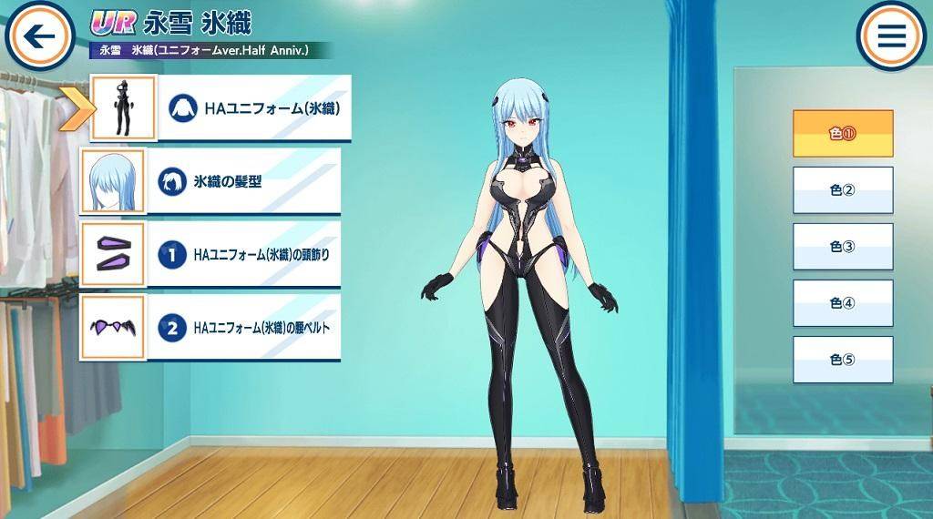 日版《汹涌海豚》推出0.5周年新衣装「半周年纪念版制服」永雪冰织、朱涅・韦斯伯格