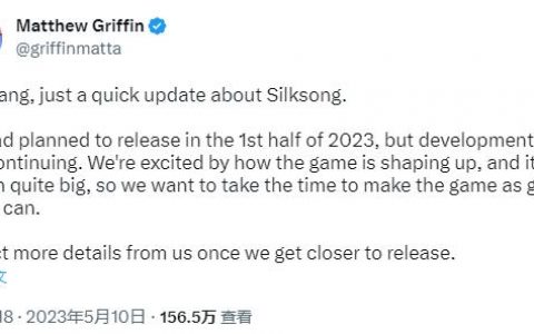 哭啊！《空洞骑士》系列续作《空洞骑士：丝之歌》宣布延期发售！