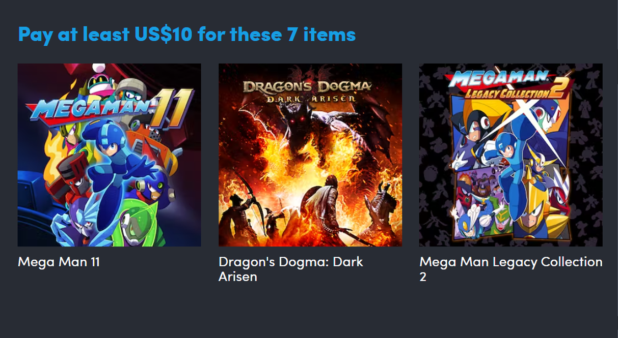 暌违数月！Humble Bundle再次与Capcom联合推出游戏组合包！