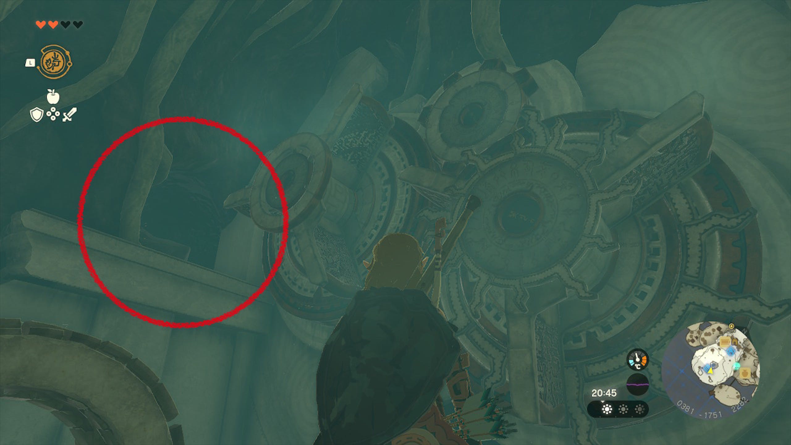 萨尔达传说王国之泪攻略：初始空岛神庙地图、4个技能神庙位置