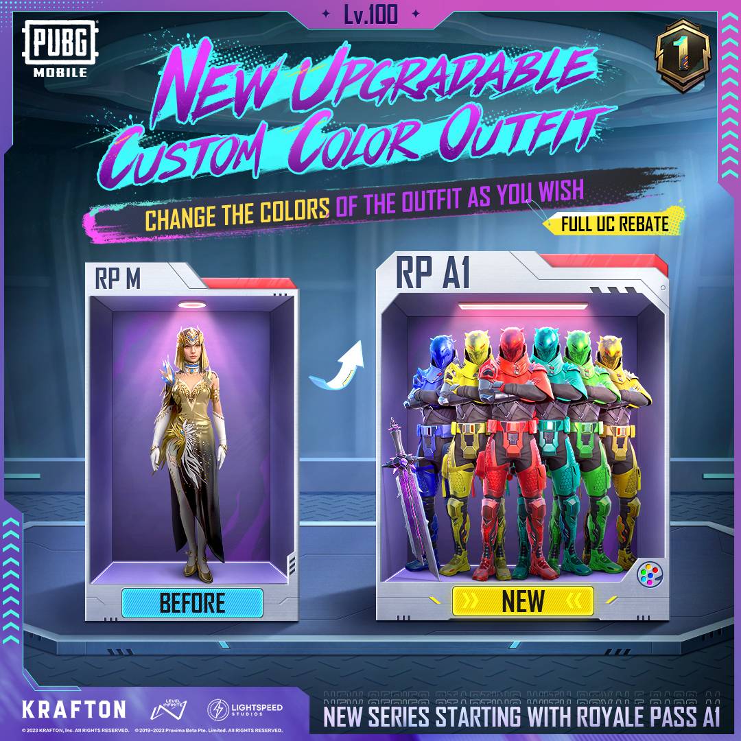 《PUBG Mobile》全新皇家通行证ACE正式上线：骑恐龙、握新剑！