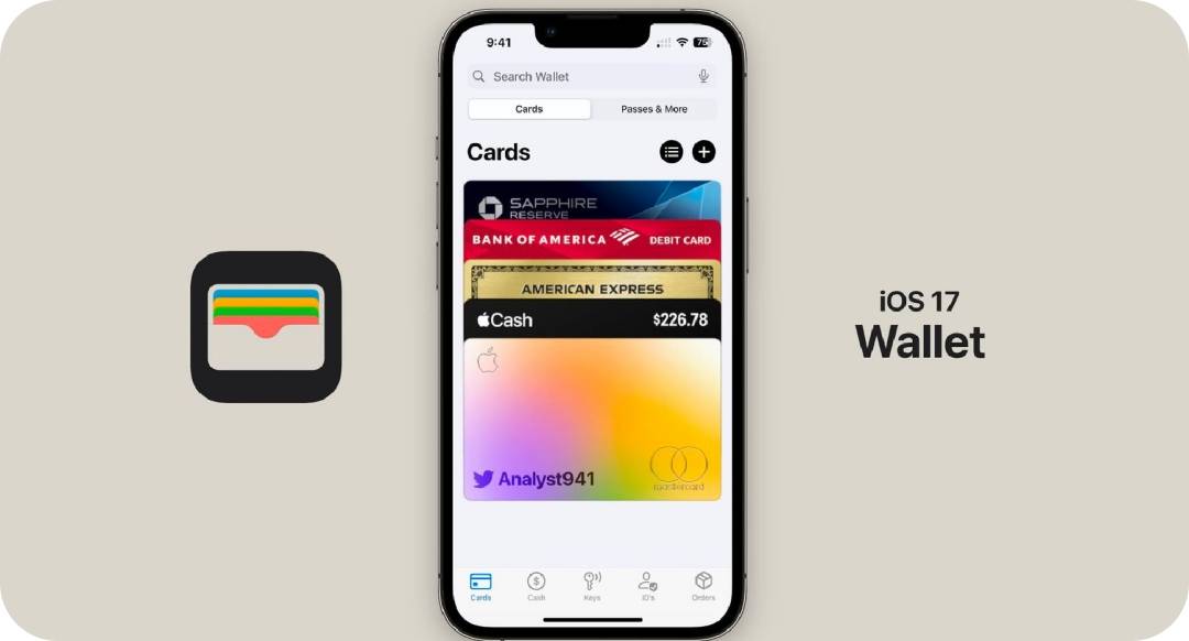iOS 17 将改版「钱包 App」