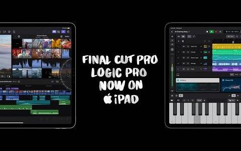 iPad 正式支持 Final Cut Pro 和 Logic Pro，还带来可自订白平衡的「Pro 相机」录影模式