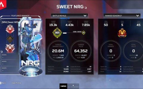 一路逃到顶猎！ 《Apex英雄》S17新规则让sweetdreams单排50场0伤登上顶猎