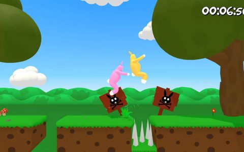 混乱程度再升级！ 物理协力游戏《Super Bunny Man 超级兔子人》Steam 正式版 5/16 推出