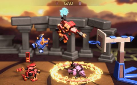 篮球题材roguelite动作游戏《机器人灌篮RoboDunk》开放序章「热身赛」体验