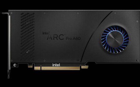 Intel 推出单卡槽的 Arc Pro A60 和 Pro A60M 专业级显卡，A60 建议售价似乎只有 175 美元