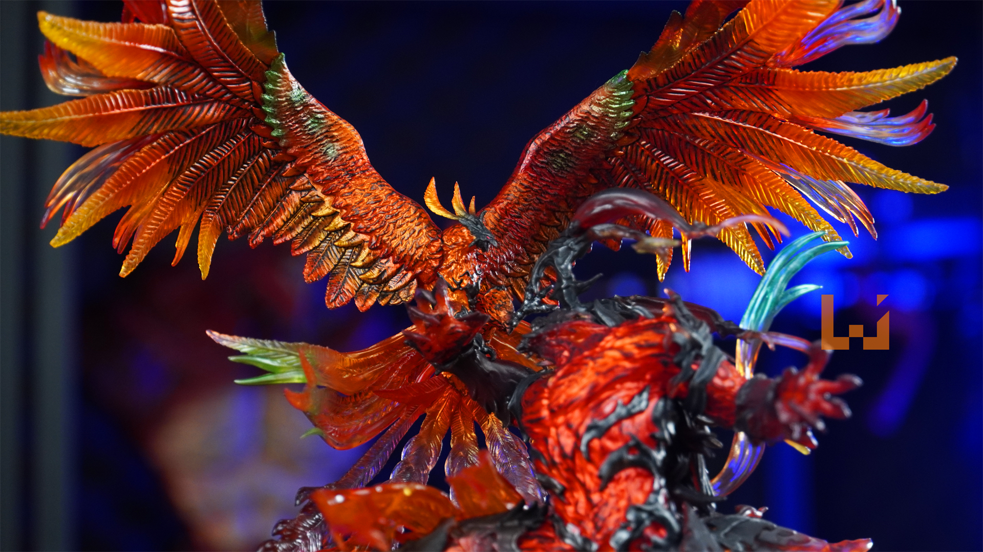 《Final Fantasy XVI》典藏版开箱！「Phoenix VS Ifrit」模型看起来超帅气的！