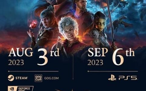 《Baldur's Gate 柏德之门3》发售日变更！ PC 版 8/3 提前公开/PS5 版 9/6 发售延期