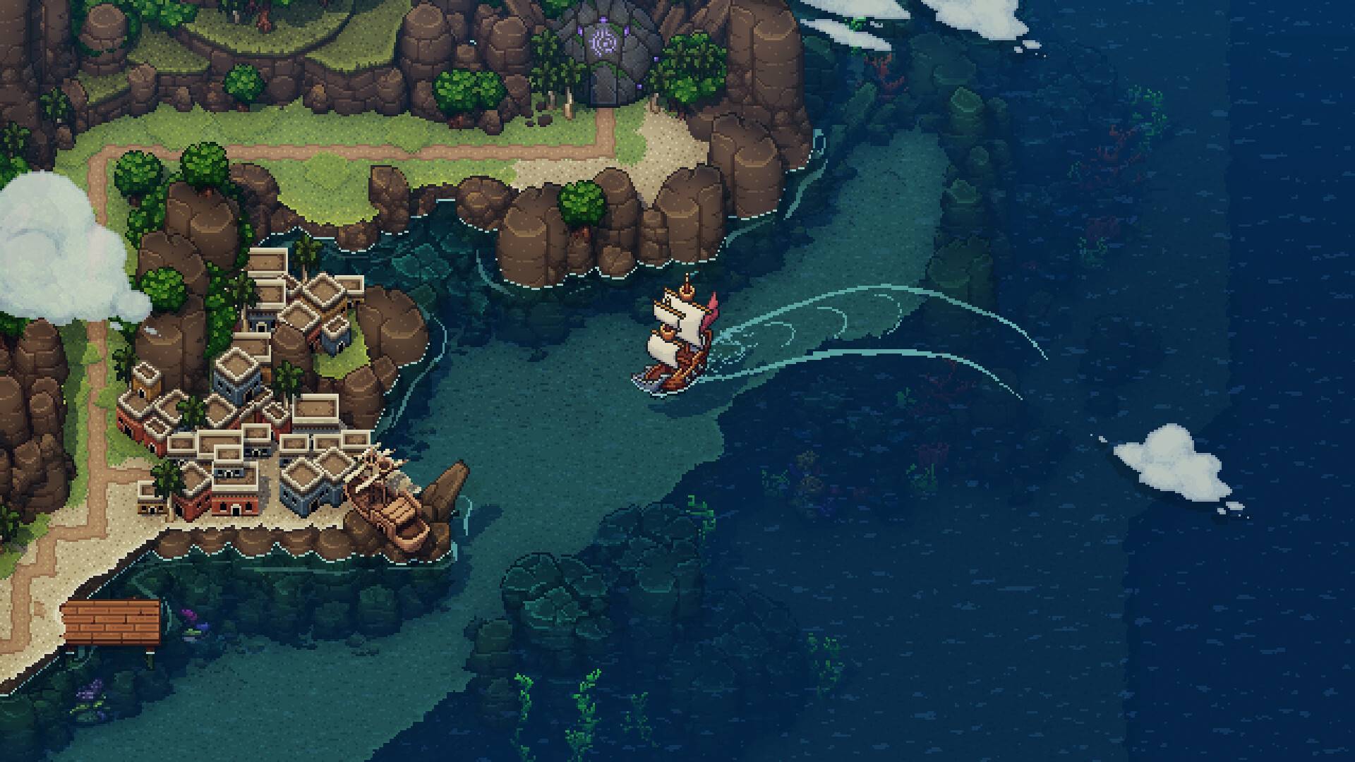 独立游戏《忍者信使》团队新作《星之海》宣布开发完毕，预定 8 月 29 日准时发售！