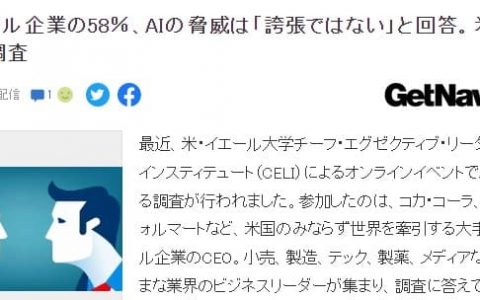 耶鲁大学调查：全球大企业58%表示AI威胁不容乐观