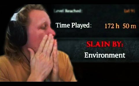 直播主在《暗黑破坏神4》专家模式通关同时竟卡到读取画面，只能从头练