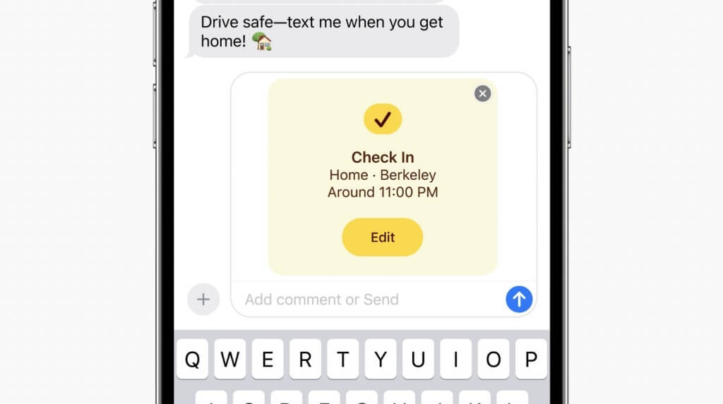 iOS 17 功能：安全确认