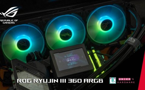 ROG RYUJIN III 360 ARGB 一体式水冷散热器开箱评测，磁吸式串联风扇设计超便利