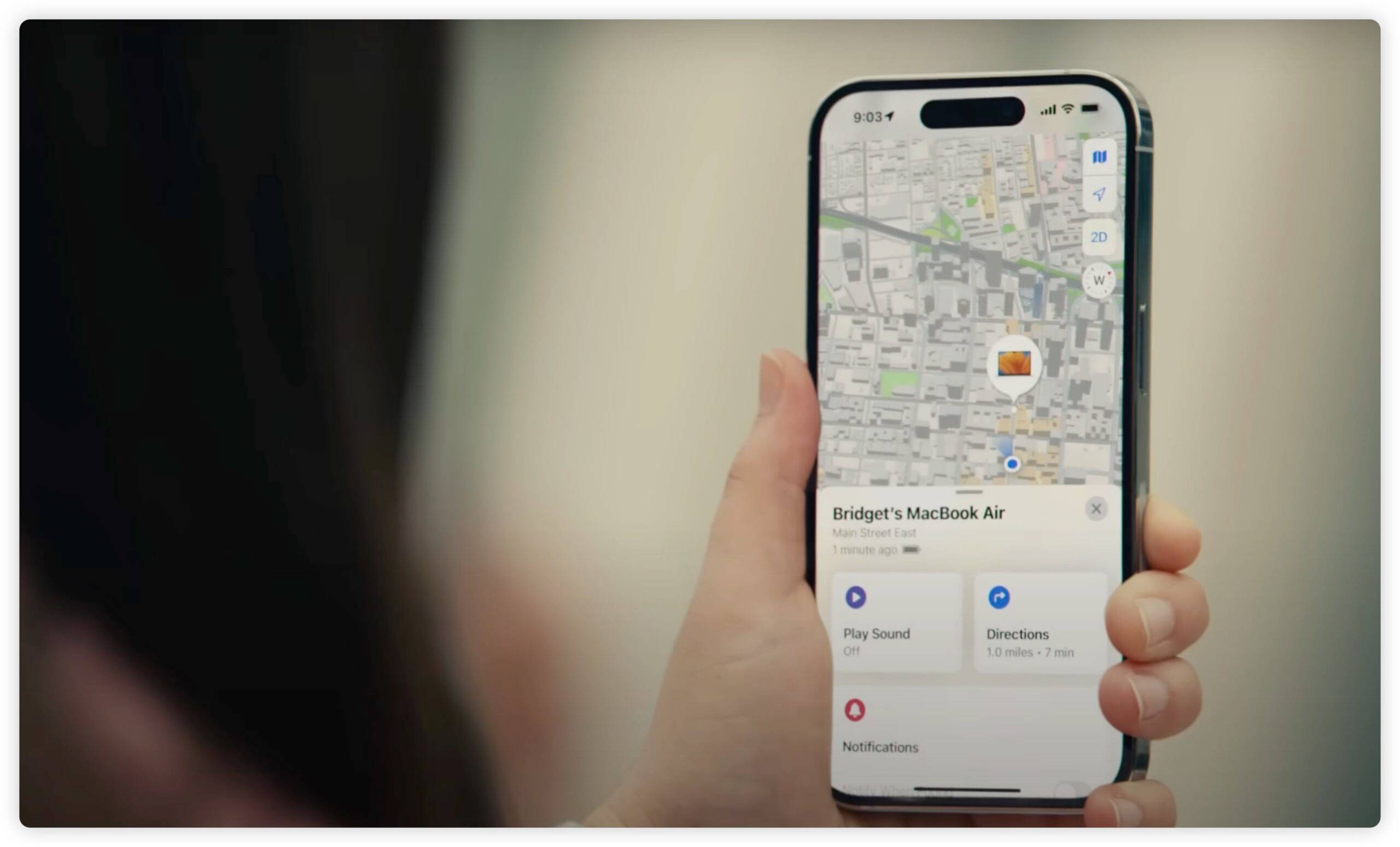Mac iPhone 安全性特色 离身警告