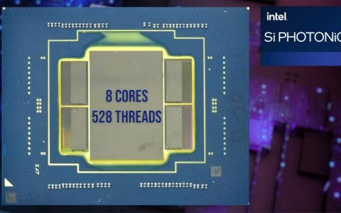 Intel公开采用RISC架构的8核528线程CPU，每核66线程