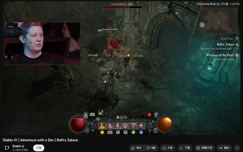 玩家怒嘘《暗黑破坏神4》设计师 世界1难度被怪敲死遭吐槽：不会玩游戏？