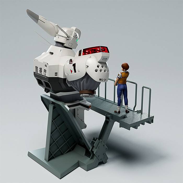 PLAMAX 机头系列『机动警察 泉野明 with Alphonse 1/20组装模型』 精致细节再现机库内场景！