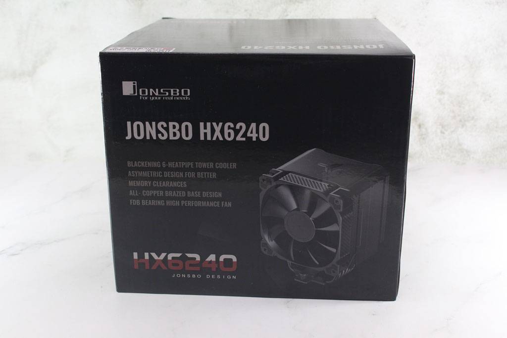 乔思伯JONSBO HX6240散热器-单塔六导管也能TDP 240W展现强悍压制力