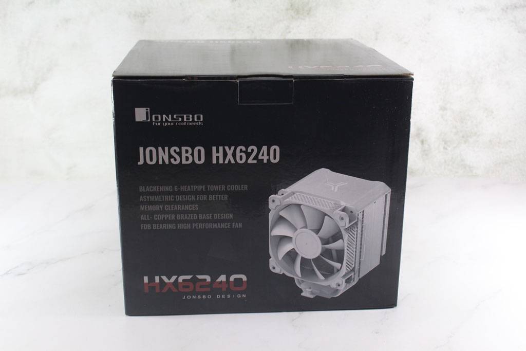 乔思伯JONSBO HX6240散热器-单塔六导管也能TDP 240W展现强悍压制力