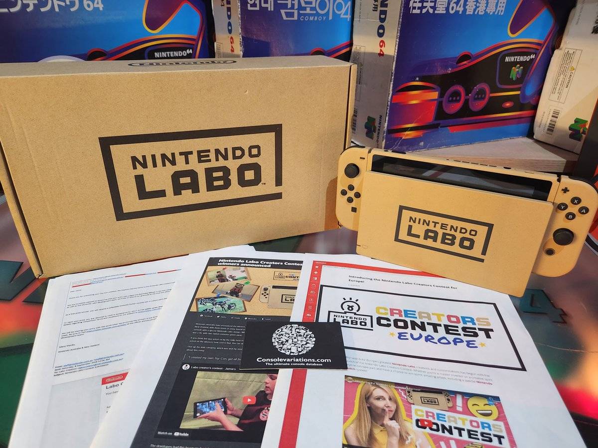 全世界只有 10 台的《Nintendo Labo》特仕款主机