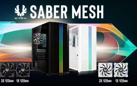 经典改款 BitFenix SABER 亚瑟之剑 Mesh 铁网版 Type C 开箱