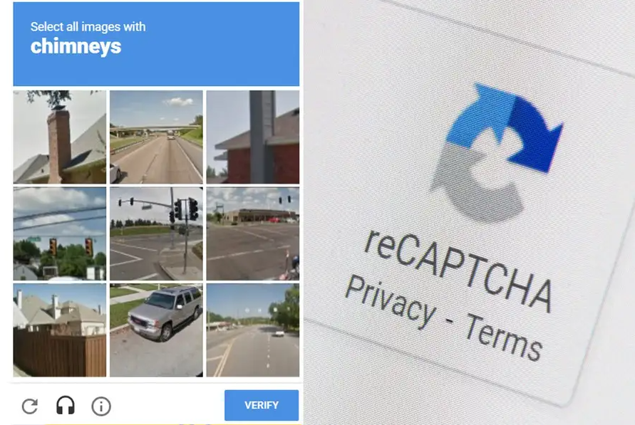 「我不是机械人」CAPTCHA 验证